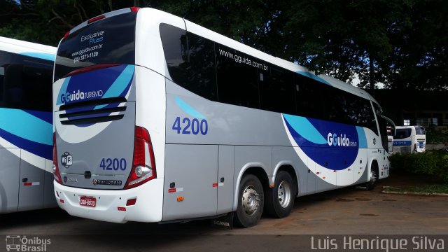 GGuida - Graça e Guida Transportes e Turismo 4200 na cidade de Varginha, Minas Gerais, Brasil, por Luis Henrique Silva. Número da foto: #3785706.