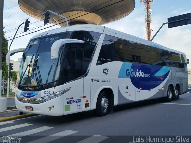 GGuida - Graça e Guida Transportes e Turismo 4200 na cidade de Varginha, Minas Gerais, Brasil, por Luis Henrique Silva. Número da foto: #3785724.