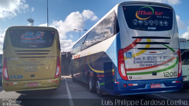 Mais Tur Turismo 1206 na cidade de Recife, Pernambuco, Brasil, por Luis Philippe Cardoso Coelho. ID da foto: 3784218.