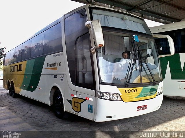 Empresa Gontijo de Transportes 11940 na cidade de Governador Valadares, Minas Gerais, Brasil, por Jaime  Quintino. ID da foto: 3785306.