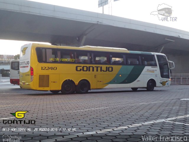 Empresa Gontijo de Transportes 12240 na cidade de Belo Horizonte, Minas Gerais, Brasil, por Valter Francisco. Número da foto: #3746329.