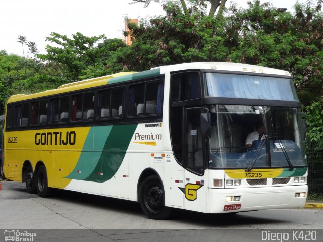 Empresa Gontijo de Transportes 15235 na cidade de São Paulo, São Paulo, Brasil, por Diego K420 . ID da foto: 3745904.