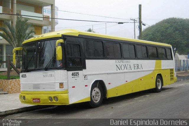 Expresso Nova Era 4025 na cidade de Tramandaí, Rio Grande do Sul, Brasil, por Daniel Espindola Dorneles. ID da foto: 3746734.