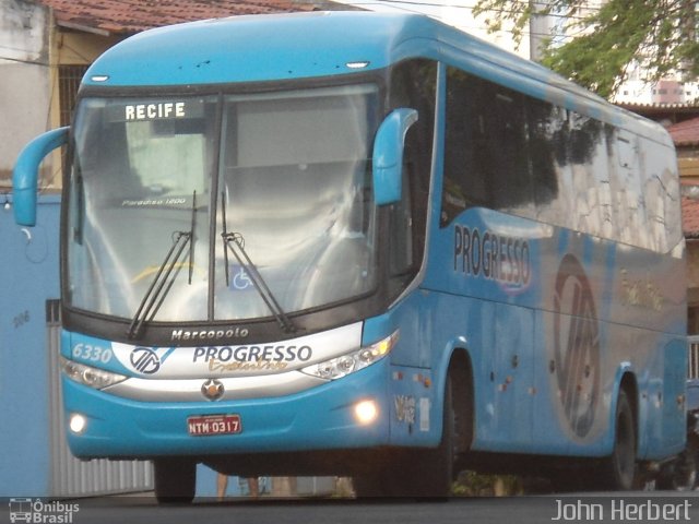 Auto Viação Progresso 6330 na cidade de Natal, Rio Grande do Norte, Brasil, por John Herbert. Número da foto: #3746501.