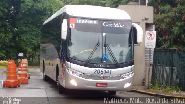 Expresso Cristália 206141 na cidade de São Paulo, São Paulo, Brasil, por Matheus Mota Rosa da Silva. Número da foto: #3745812.