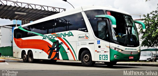 Empresa de Transportes Andorinha 6139 na cidade de São Paulo, São Paulo, Brasil, por Matheus Silva. Número da foto: #3745890.