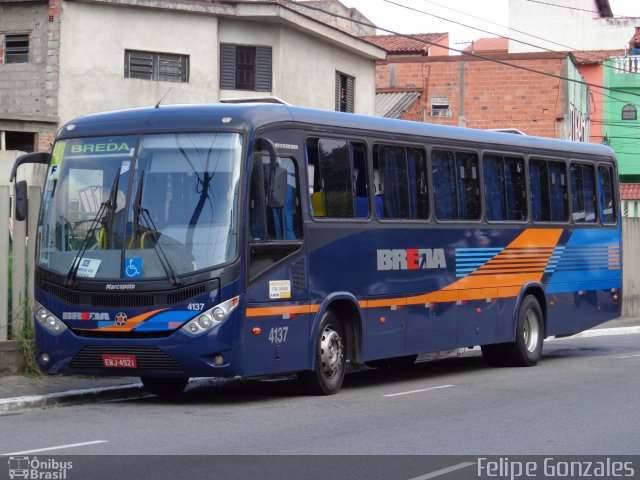 Breda Transportes e Serviços 4137 na cidade de São Caetano do Sul, São Paulo, Brasil, por Felipe Gonzales. Número da foto: #3747071.