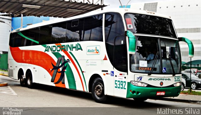 Empresa de Transportes Andorinha 5392 na cidade de São Paulo, São Paulo, Brasil, por Matheus Silva. Número da foto: #3745878.