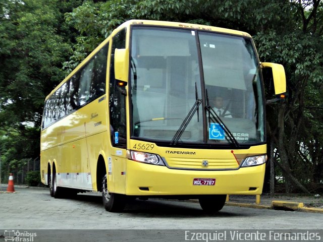 Viação Itapemirim 45629 na cidade de São José dos Campos, São Paulo, Brasil, por Ezequiel Vicente Fernandes. ID da foto: 3786274.