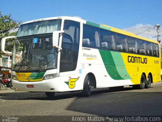 Empresa Gontijo de Transportes 12385 na cidade de Jucás, Ceará, Brasil, por Amós  Mattos. ID da foto: 3787744.