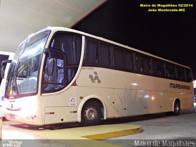 Viação Itapemirim 8207 na cidade de João Monlevade, Minas Gerais, Brasil, por Mairo de Magalhães. ID da foto: 3786163.