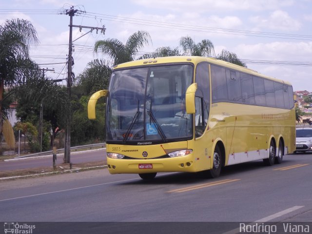 Viação Itapemirim 5805 na cidade de Santo Antônio de Jesus, Bahia, Brasil, por Rodrigo  Viana. ID da foto: 3786525.