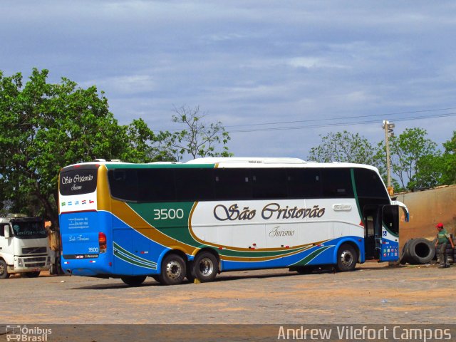 São Cristóvão Turismo 3500 na cidade de Pirapora, Minas Gerais, Brasil, por Andrew Campos. ID da foto: 3789367.