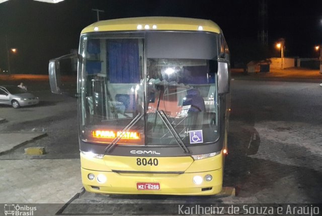 Viação Nordeste 8040 na cidade de Lajes, Rio Grande do Norte, Brasil, por Karlheinz de Souza e Araújo. Número da foto: #3788666.