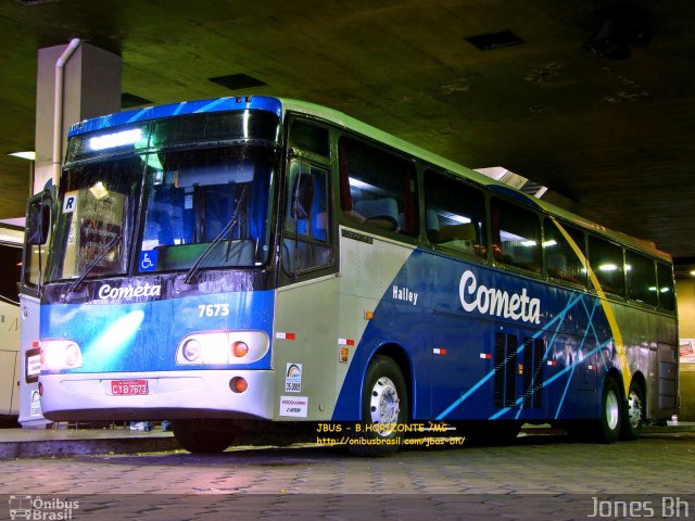 Viação Cometa 7673 na cidade de Belo Horizonte, Minas Gerais, Brasil, por Jones Bh. ID da foto: 3789872.