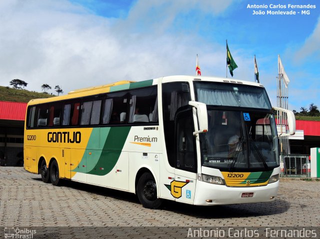 Empresa Gontijo de Transportes 12200 na cidade de João Monlevade, Minas Gerais, Brasil, por Antonio Carlos Fernandes. ID da foto: 3789261.