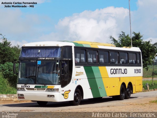 Empresa Gontijo de Transportes 11310 na cidade de João Monlevade, Minas Gerais, Brasil, por Antonio Carlos Fernandes. Número da foto: #3788255.