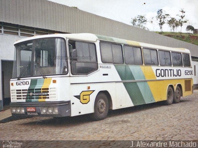 Empresa Gontijo de Transportes 6200 na cidade de João Monlevade, Minas Gerais, Brasil, por J. Alexandre Machado. ID da foto: 3789048.