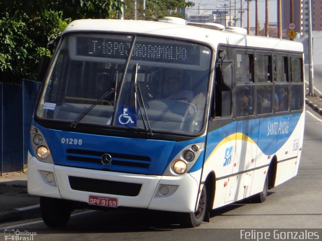 Viação Curuçá 01 298 na cidade de Santo André, São Paulo, Brasil, por Felipe Gonzales. Número da foto: #3789114.