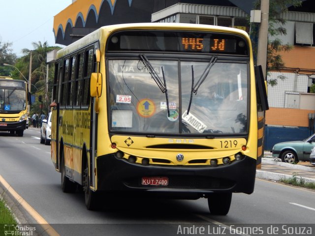 Viação Sul Fluminense 1219 na cidade de Volta Redonda, Rio de Janeiro, Brasil, por André Luiz Gomes de Souza. ID da foto: 3789258.