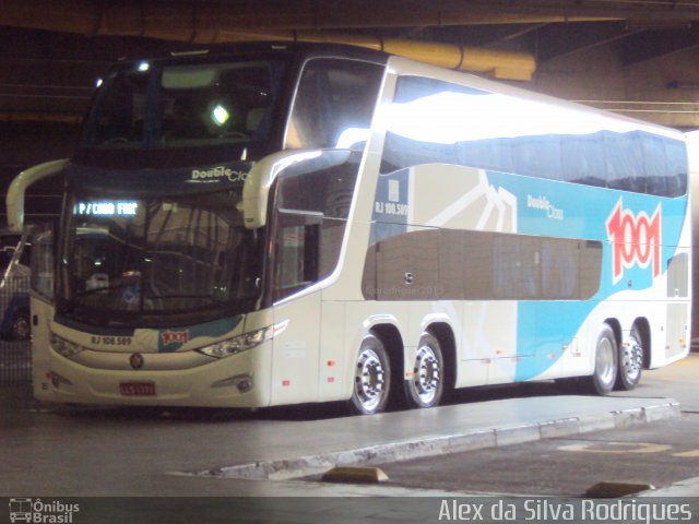 Auto Viação 1001 RJ 108.589 na cidade de São Paulo, São Paulo, Brasil, por Alex da Silva Rodrigues. Número da foto: #3790966.