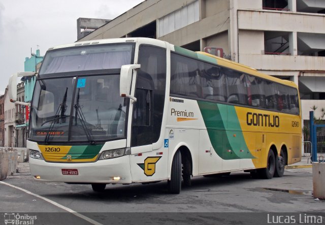 Empresa Gontijo de Transportes 12610 na cidade de Rio de Janeiro, Rio de Janeiro, Brasil, por Lucas Lima. ID da foto: 3790901.