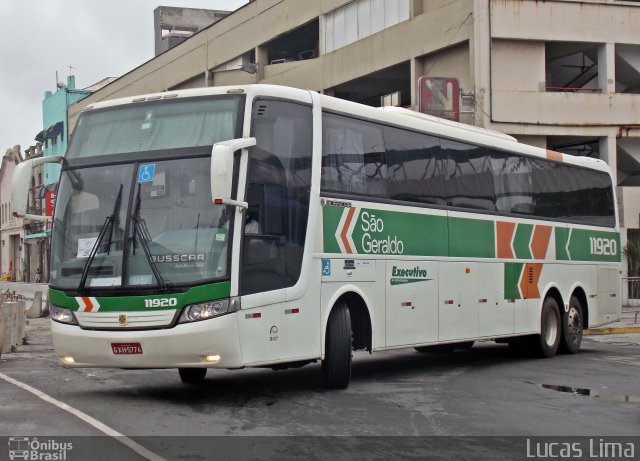 Cia. São Geraldo de Viação 11920 na cidade de Rio de Janeiro, Rio de Janeiro, Brasil, por Lucas Lima. ID da foto: 3790907.