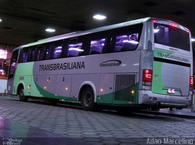 Transbrasiliana Transportes e Turismo 51233 na cidade de Belo Horizonte, Minas Gerais, Brasil, por Adão Raimundo Marcelino. ID da foto: 3791658.