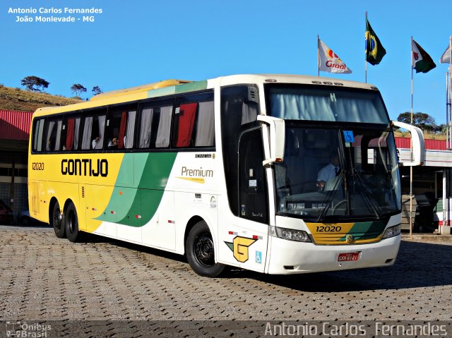 Empresa Gontijo de Transportes 12020 na cidade de João Monlevade, Minas Gerais, Brasil, por Antonio Carlos Fernandes. Número da foto: #3790640.