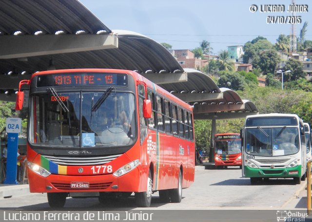 Itamaracá Transportes 1.778 na cidade de Olinda, Pernambuco, Brasil, por Luciano Ferreira de Lima Júnior. ID da foto: 3792972.