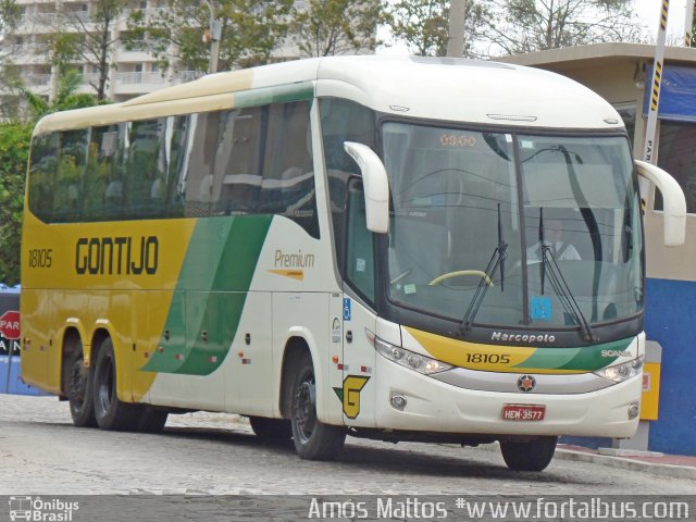 Empresa Gontijo de Transportes 18105 na cidade de Fortaleza, Ceará, Brasil, por Amós  Mattos. Número da foto: #3794473.