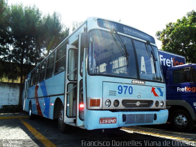 Viação Cidade Luz 40970 na cidade de Fortaleza, Ceará, Brasil, por Francisco Dornelles Viana de Oliveira. Número da foto: #3792625.