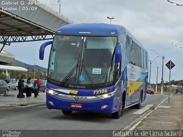 Nacional Expresso 72306 na cidade de Jundiaí, São Paulo, Brasil, por Gabriel Giacomin de Lima. ID da foto: 3794190.