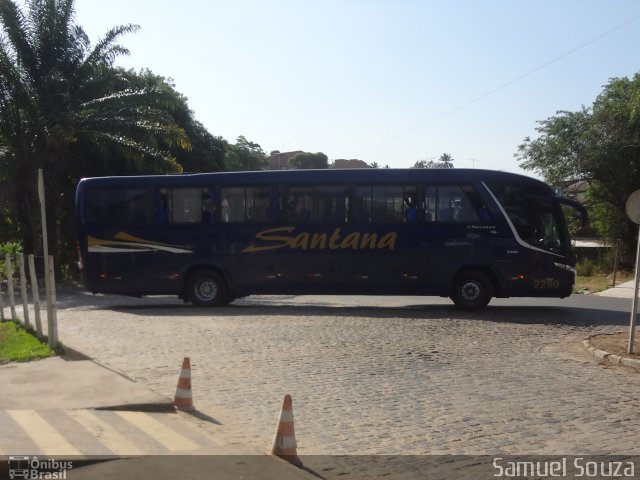 Empresas de Transportes Santana e São Paulo 2280 na cidade de Valença, Bahia, Brasil, por Samuel Souza. ID da foto: 3795116.