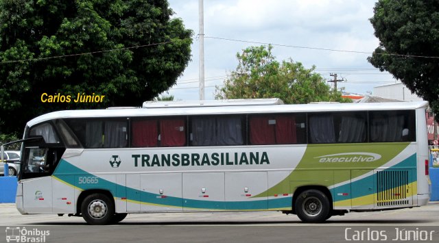 Transbrasiliana Transportes e Turismo 50665 na cidade de Goiânia, Goiás, Brasil, por Carlos Júnior. Número da foto: #3796361.