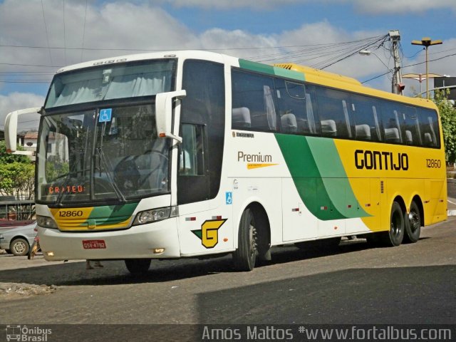 Empresa Gontijo de Transportes 12860 na cidade de Jucás, Ceará, Brasil, por Amós  Mattos. ID da foto: 3796521.