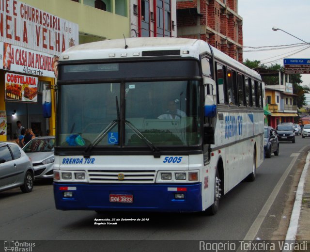 Brenda Turismo 5005 na cidade de Aparecida, São Paulo, Brasil, por Rogério Teixeira Varadi. ID da foto: 3795500.