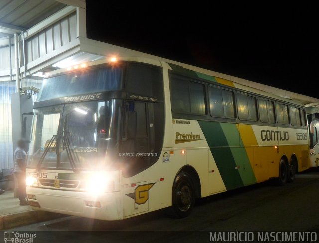 Empresa Gontijo de Transportes 15305 na cidade de Belo Horizonte, Minas Gerais, Brasil, por Maurício Nascimento. ID da foto: 3796983.