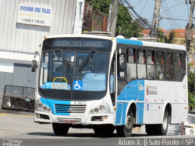 Transwolff Transportes e Turismo 6 6277 na cidade de São Paulo, São Paulo, Brasil, por Adam Xavier Rodrigues Lima. Número da foto: #3795647.