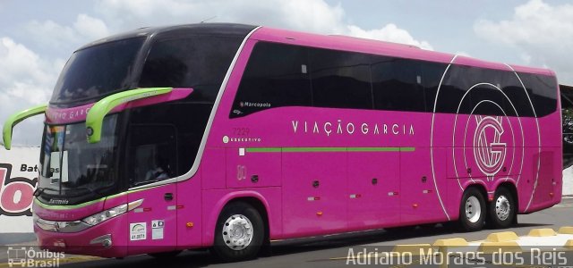 Viação Garcia 7229 na cidade de Bauru, São Paulo, Brasil, por Adriano Moraes dos Reis. Número da foto: #3796482.
