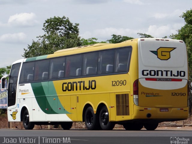 Empresa Gontijo de Transportes 12090 na cidade de Timon, Maranhão, Brasil, por João Victor. ID da foto: 3795865.