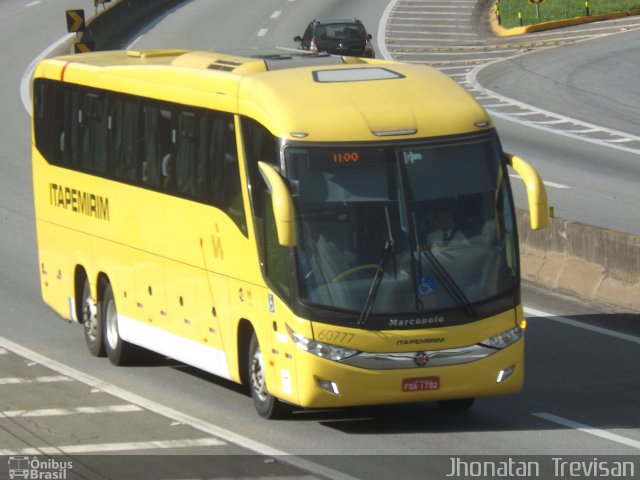 Viação Itapemirim 60777 na cidade de Lavrinhas, São Paulo, Brasil, por Jhonatan Diego da Silva Trevisan. ID da foto: 3798894.