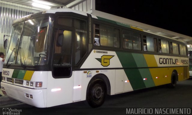 Empresa Gontijo de Transportes 9850 na cidade de Belo Horizonte, Minas Gerais, Brasil, por Maurício Nascimento. ID da foto: 3798950.