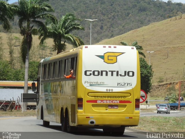 Empresa Gontijo de Transportes 15275 na cidade de Viana, Espírito Santo, Brasil, por Luan Peixoto. ID da foto: 3798604.