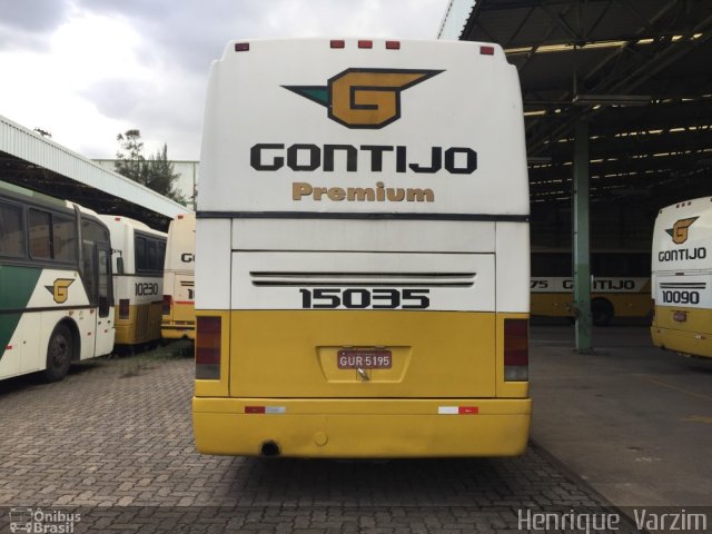 Empresa Gontijo de Transportes 15035 na cidade de Contagem, Minas Gerais, Brasil, por Henrique  Varzim. ID da foto: 3797911.