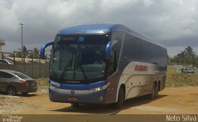 Viação Águia Branca 24470 na cidade de Salvador, Bahia, Brasil, por Neto Silva. Número da foto: #3798534.