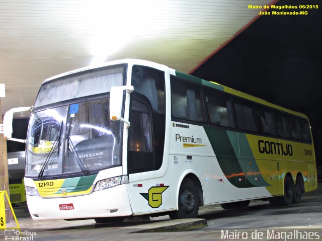Empresa Gontijo de Transportes 12140 na cidade de João Monlevade, Minas Gerais, Brasil, por Mairo de Magalhães. Número da foto: #3799513.