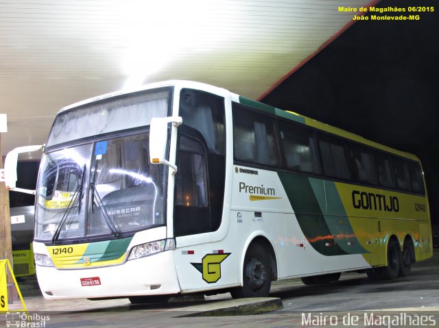 Empresa Gontijo de Transportes 12140 na cidade de João Monlevade, Minas Gerais, Brasil, por Mairo de Magalhães. ID da foto: 3799513.