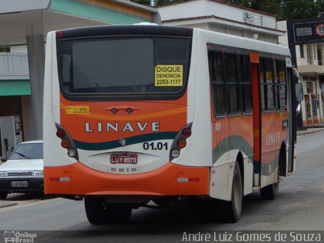 Linave Transportes 01.01 na cidade de Miguel Pereira, Rio de Janeiro, Brasil, por André Luiz Gomes de Souza. ID da foto: 3800885.