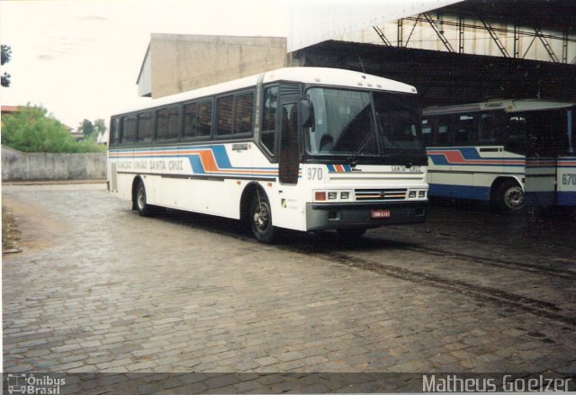 VUSC - Viação União Santa Cruz 970 na cidade de Porto Alegre, Rio Grande do Sul, Brasil, por Matheus Goelzer. Número da foto: #3801158.